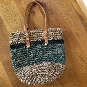 Rebecca Minkoff Straw Boyfriend Tote